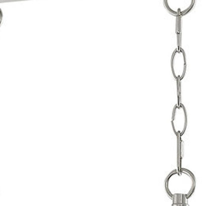Eight Light Dimmable Chandelier With Shades