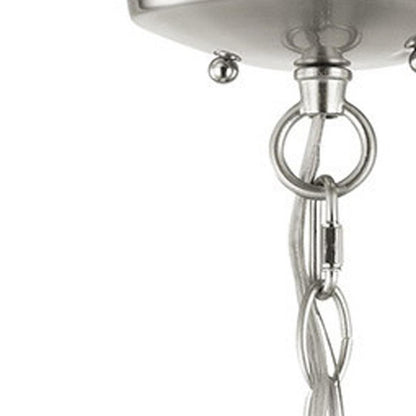 Three Light Dimmable Chandelier With Shades