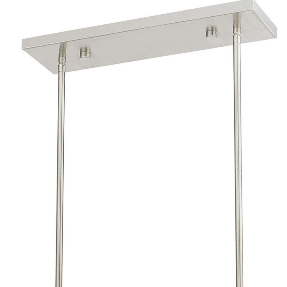 Three Light Dimmable Chandelier With Shades