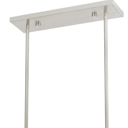 Three Light Dimmable Chandelier With Shades