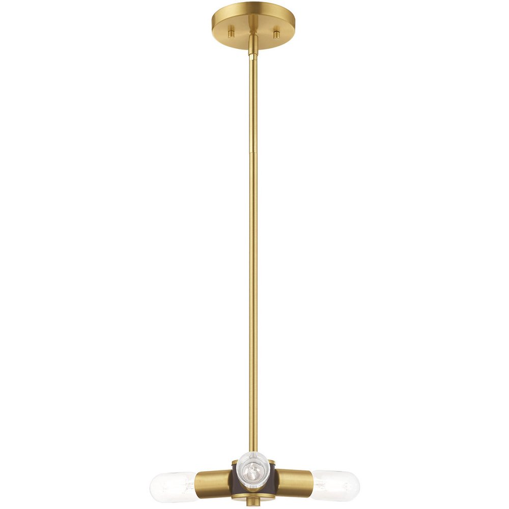 Three Light Dimmable Chandelier With Shades