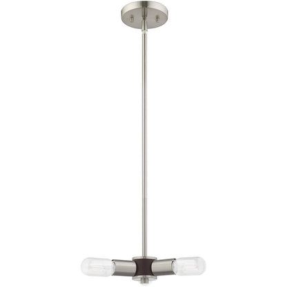Three Light Dimmable Chandelier With Shades
