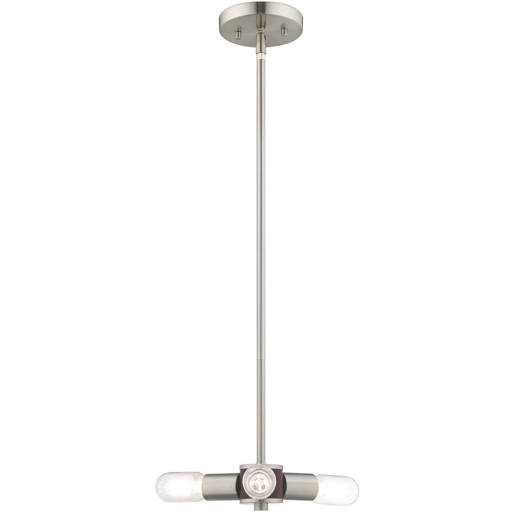 Three Light Dimmable Chandelier With Shades