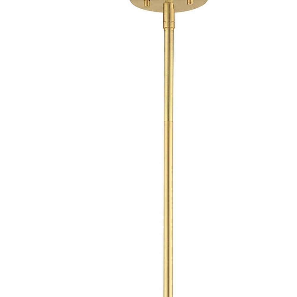 Five Light Dimmable Chandelier With Shades