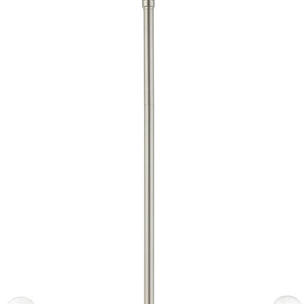 Five Light Dimmable Chandelier With Shades