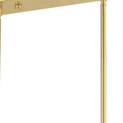 Eight Light Dimmable Chandelier With Shades