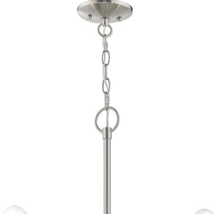 Five Light Dimmable Chandelier With Shades