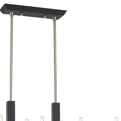 Ten Light Dimmable Chandelier With Shades