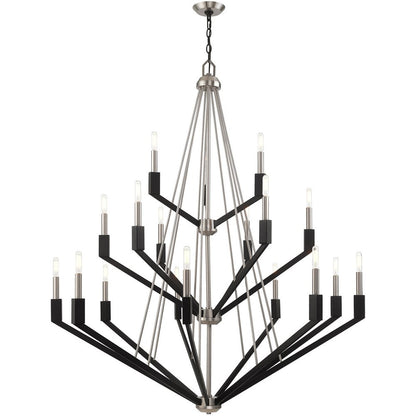 Multi Light Dimmable Chandelier With Shades