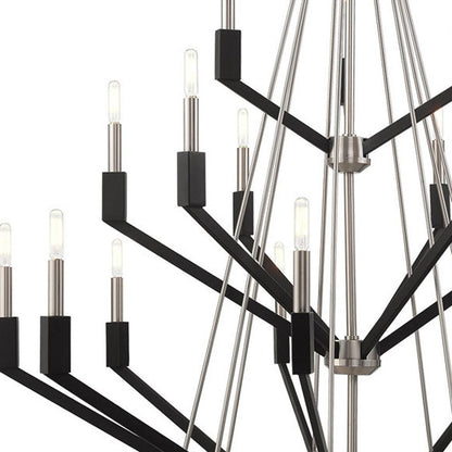 Multi Light Dimmable Chandelier With Shades