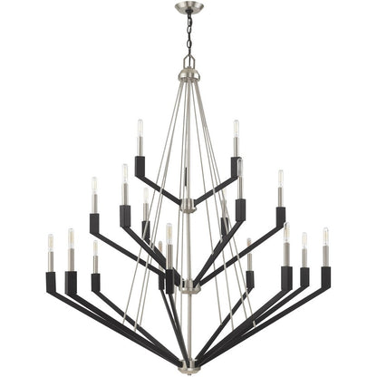 Multi Light Dimmable Chandelier With Shades