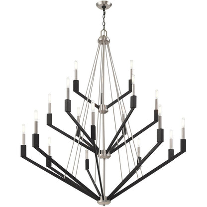 Multi Light Dimmable Chandelier With Shades
