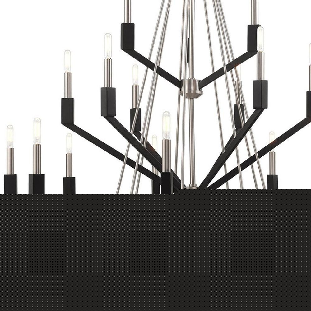 Multi Light Dimmable Chandelier With Shades