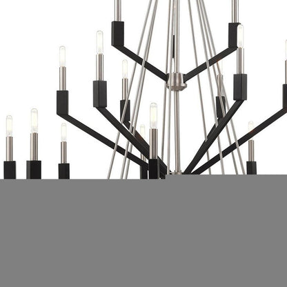 Multi Light Dimmable Chandelier With Shades