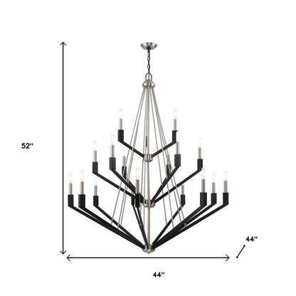 Multi Light Dimmable Chandelier With Shades