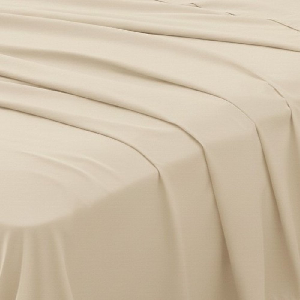 Four Piece Ivory Cotton Queen Sheet Set