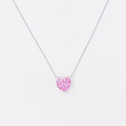 Absolute Beauty Sterling Silver Heart Necklace