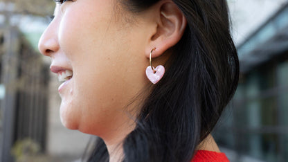 Sweetheart Hoops - Pink