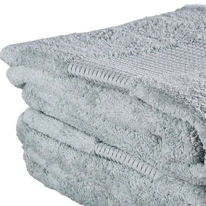 Set of Two Sea Green Cotton 30" X 54" Quick Dry Terry Cloth Bath Towels