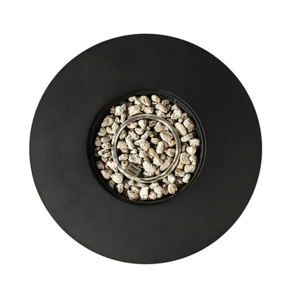 50000 BTU 32" Black Steel Propane Round Fire Pit