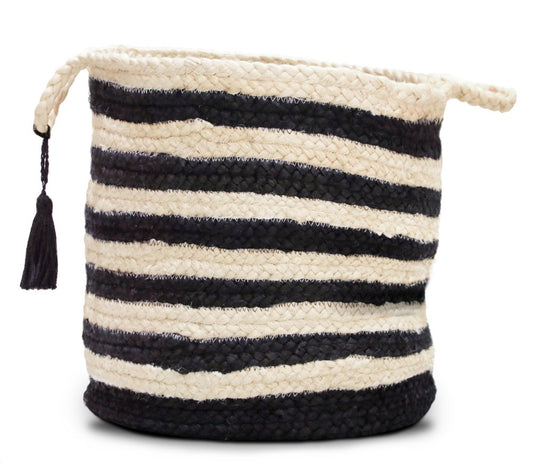 17" Ivory Nesting Jute Basket
