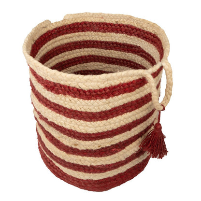 19" Ivory Nesting Jute Basket