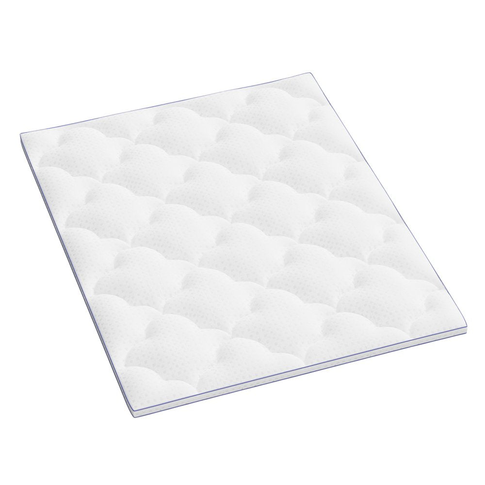 2" White Cotton Extra-long Twin Mattress Topper