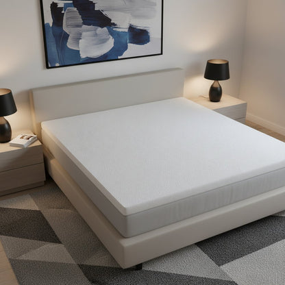 3" White Gel Memory Foam Full Double Mattress Topper