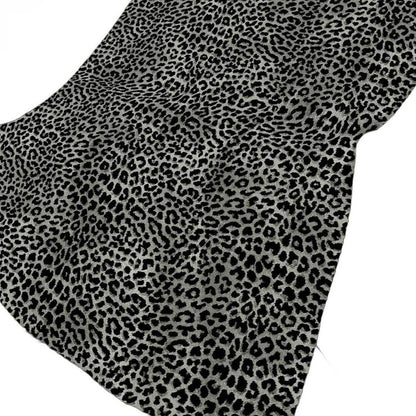 50" X 70" Black And Gray Leopard Plush Throw Blanket