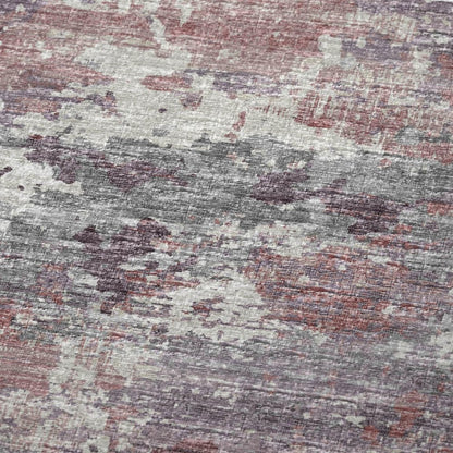 50" X 70" Pink Silver And Gray Abstract Polyester Woven Plush Throw Blanket