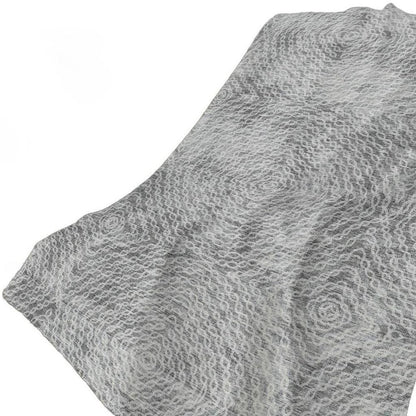 50" X 70" Charcoal And Gray Abstract Polyester Woven Plush Throw Blanket