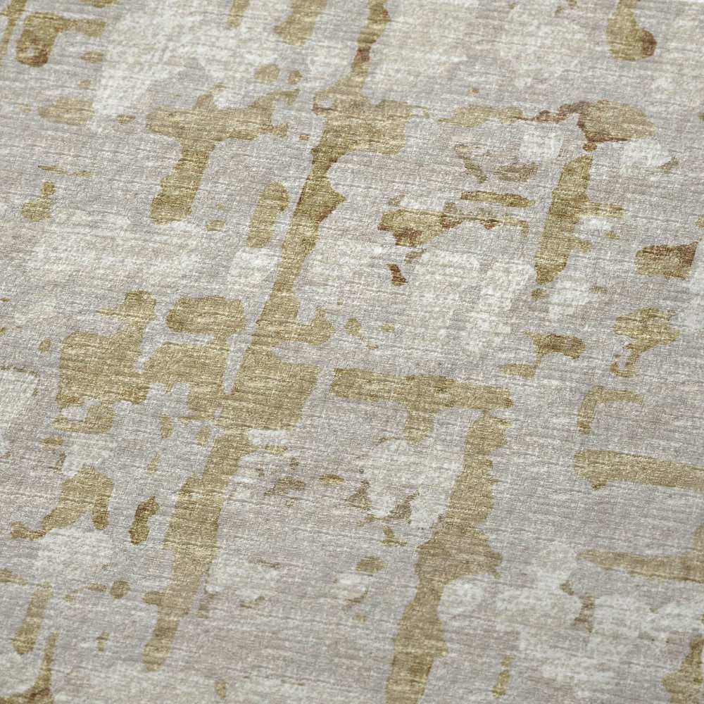 50" X 70" Coffee And Beige Abstract Polyester Woven Plush Throw Blanket