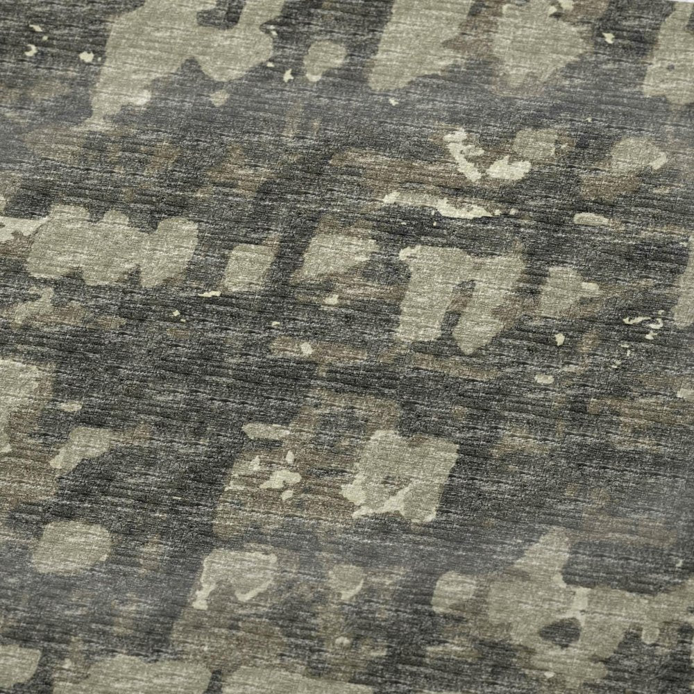 50" X 70" Coffee And Beige Abstract Polyester Woven Plush Throw Blanket