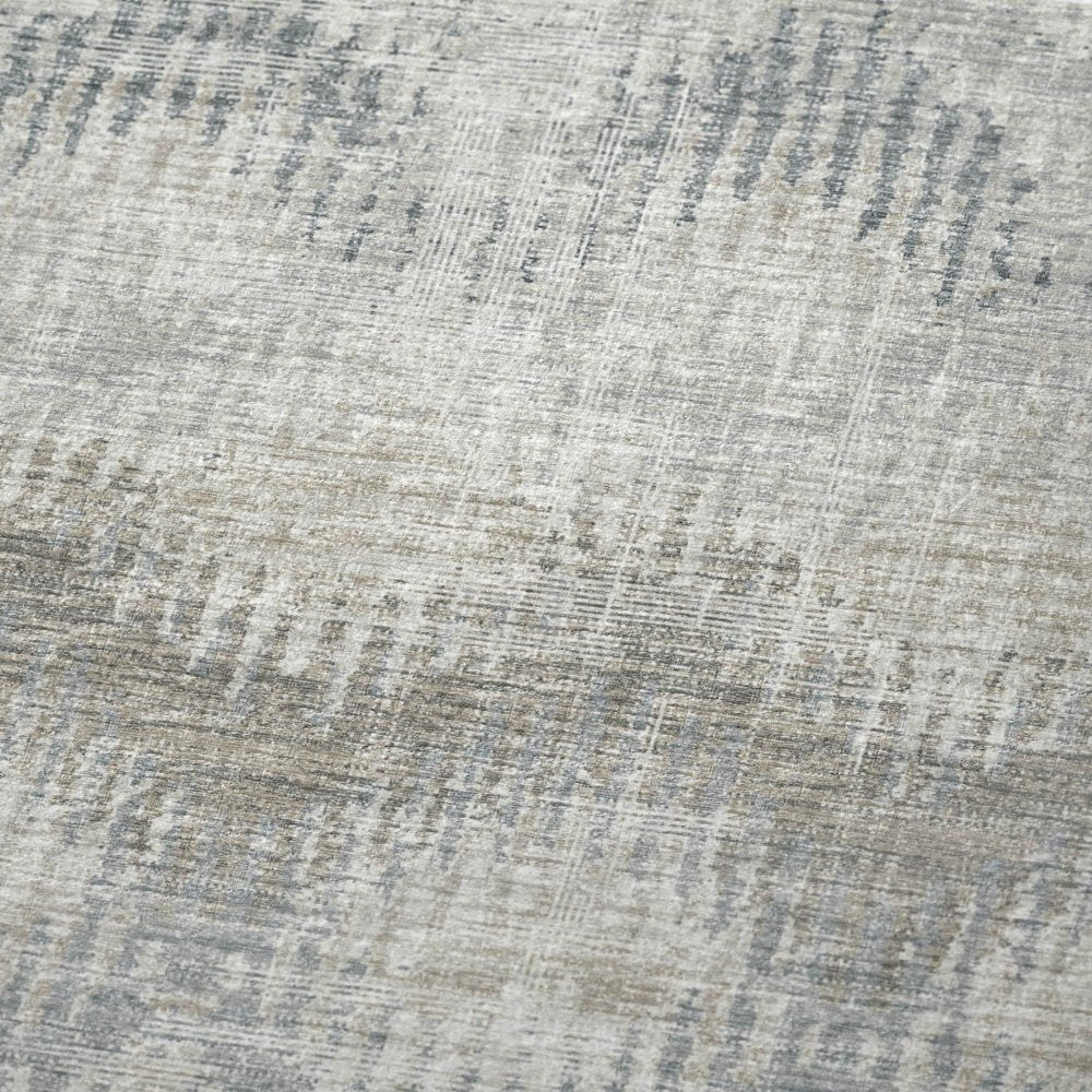 50" X 70" Linen And Gray Geometric Microfiber Plush Throw Blanket