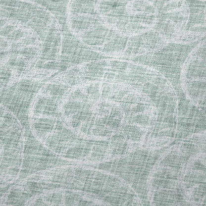 50" X 70" Green And Ivory Animal Print Microfiber Plush Throw Blanket