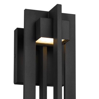 Black LED Dimmable Outdoor Hanging Light
