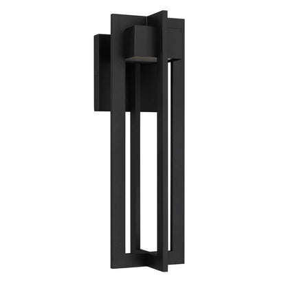 Black LED Dimmable Outdoor Hanging Light