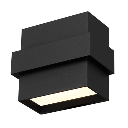 Black LED Dimmable Outdoor Hanging Light