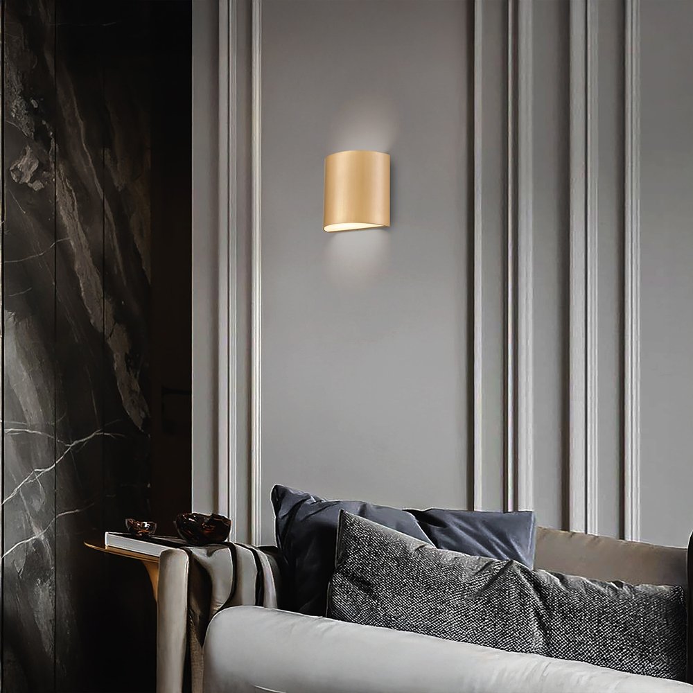 Brass LED Dimmable Outdoor Hanging Light