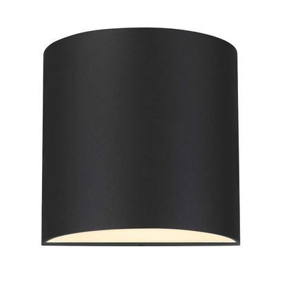 Black LED Dimmable Outdoor Hanging Light