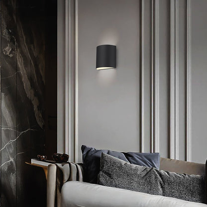 Black LED Dimmable Outdoor Hanging Light