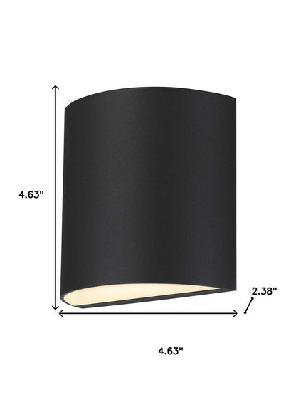 Black LED Dimmable Outdoor Hanging Light