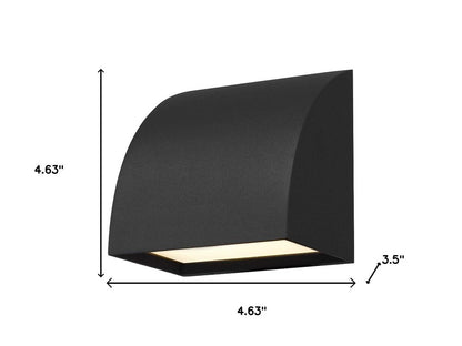 Black LED Dimmable Outdoor Hanging Light