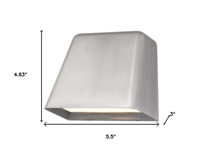 Silver LED Dimmable Outdoor Hanging Light