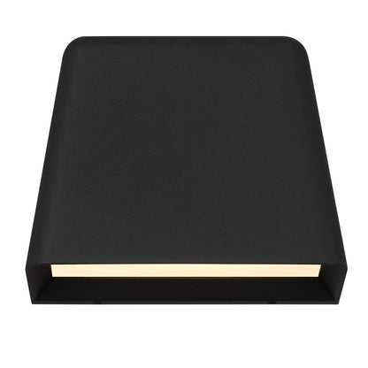 Black LED Dimmable Outdoor Hanging Light