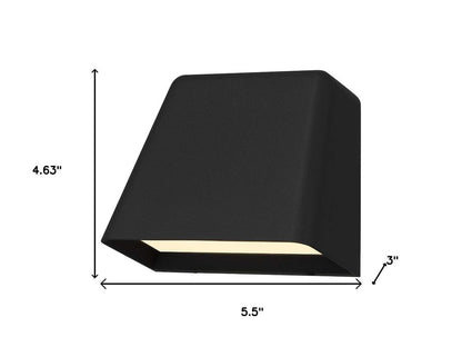 Black LED Dimmable Outdoor Hanging Light
