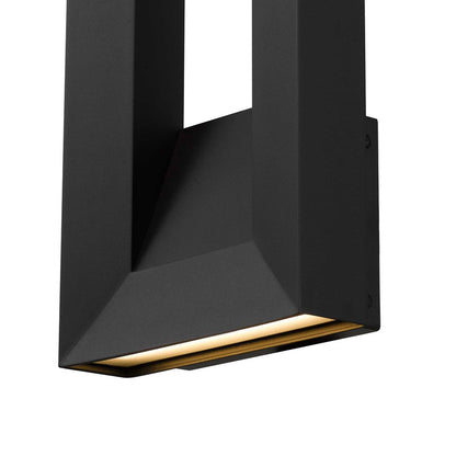 Black LED Dimmable Outdoor Hanging Light