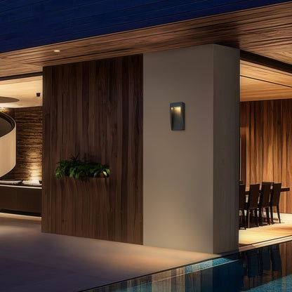Black LED Dimmable Outdoor Hanging Light