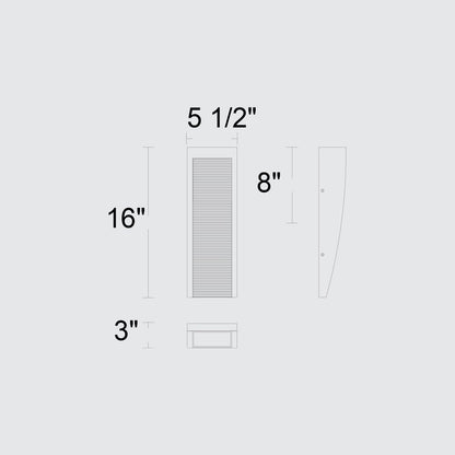 Black LED Dimmable Outdoor Hanging Light