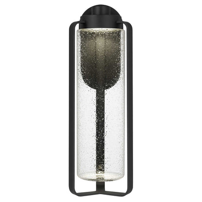 Black Seeded LED Dimmable Outdoor Hanging Light